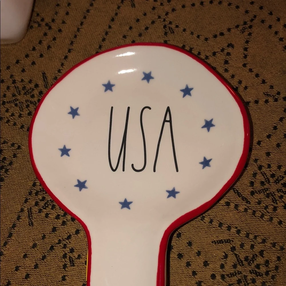 Rae Dunn USA Spoon Rest with Stars